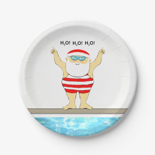 Kerstfeestdag Papieren Bordje (Voorkant)