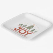 Kerstfeestdag Papieren Bordje (Gebogen)