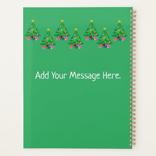 Kerstfeestdag Planner (Achterkant)