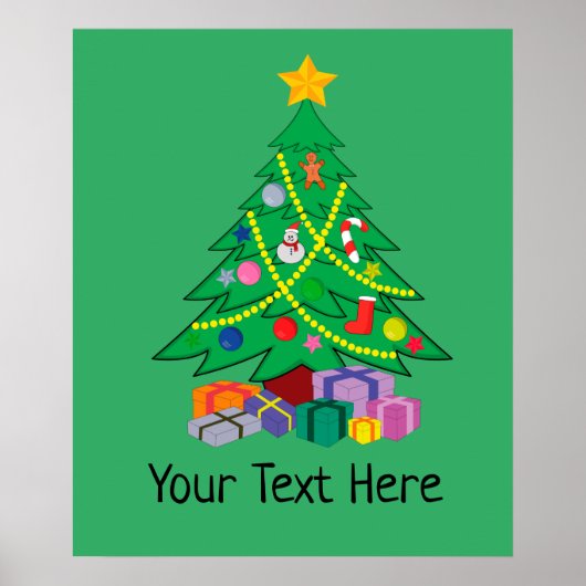 Kerstfeestdag Poster (Voorkant)