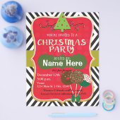 kerstfeestdag Poster voor feestdag Flyer (Enkel)