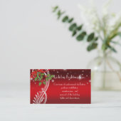 Kerstfeestdag, professionele decorteermaatschappij visitekaartje (Staand voorkant)