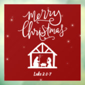 kerstfeestdag raamsticker (Vel 3)