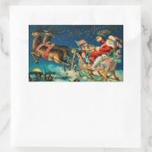  kerstfeestdag rechthoekige sticker (Tas)