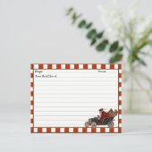 kerstfeestdag — Recipaarden Briefkaart (Staand voorkant)