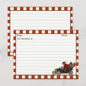 kerstfeestdag — Recipaarden Briefkaart (Voorkant / Achterkant)