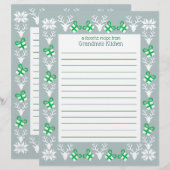 Kerstfeestdag — Recippapier (Voorkant / Achterkant)