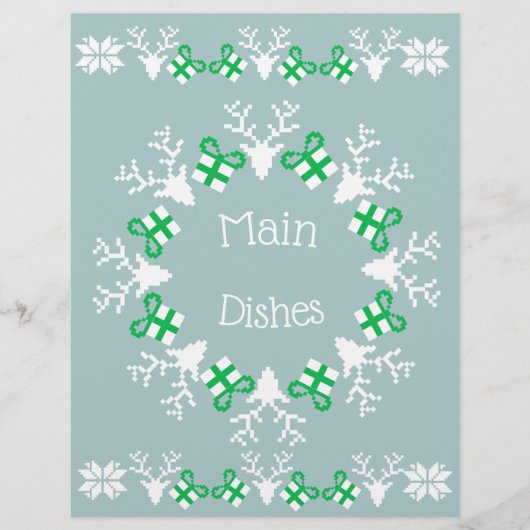 Kerstfeestdag — Recippapier (Voorkant)