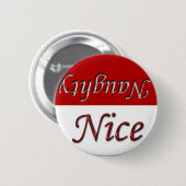 Kerstfeestdag Ronde Button 5,7 Cm (Voorkant /achterkant)