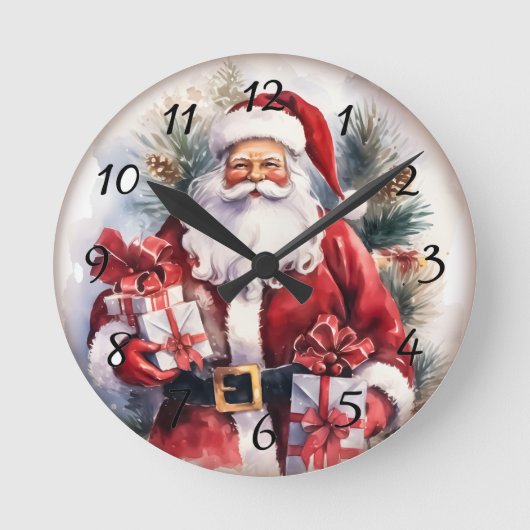 kerstfeestdag ronde klok (Voorkant)