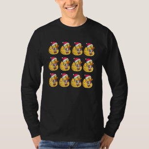 Kerstfeestdag Rubber Duckies T-shirt