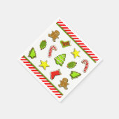 kerstfeestdag servet (Hoek)