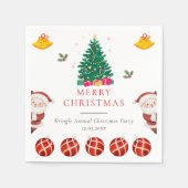 Kerstfeestdag Servet (Voorkant)