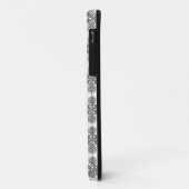 kerstfeestdag Silver Snowflake Star-ontwerp Case-Mate iPhone Case (Achterkant/links)