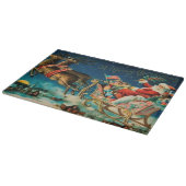  kerstfeestdag snijplank (Hoek)