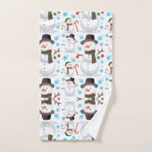 Kerstfeestdag Snowman Bad Handdoek (Handdoek)