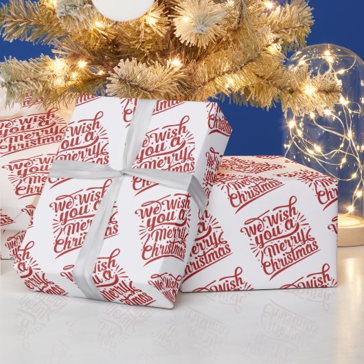kerstfeestdag — Song Quote Cadeaupapier (Feestdagen)