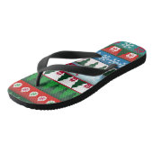 kerstfeestdag teenslippers (Schuin)