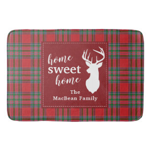 Kerstfeestdag thuis Sweet MacBean Tartan Badmat