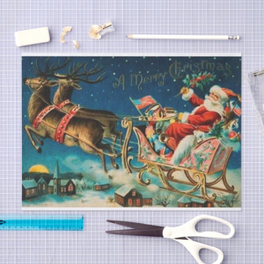 kerstfeestdag tissuepapier (Craft)