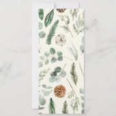 kerstfeestdag Uitnodiging (Achterkant)