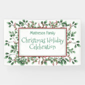 Kerstfeestdag - Verhangen Spandoek (Horizontaal)