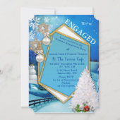 kerstfeestdag Verloving Kaart (Voorkant)