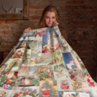 Kerstfeestdag Vintage Santa Briefkaart