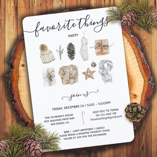 Kerstfeestdag voor favoriete feestdagen kaart