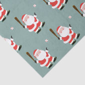 Kerstfeestdag voor honkbal tissuepapier (Detail)