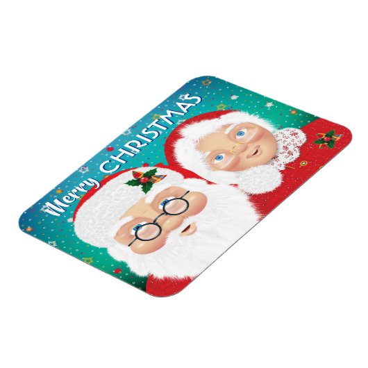 Kerstfeestdag voor Kerstmis en Kerstmis Magneet (Linkerzijde)