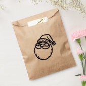 kerstfeestdag voor kerstmis met kerstmis bedankzakje (Gezegeld)