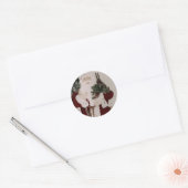  kerstfeestdag voor kerstmis ronde sticker (Envelop)