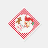 kerstfeestdag voor kerstmis servet (Hoek)