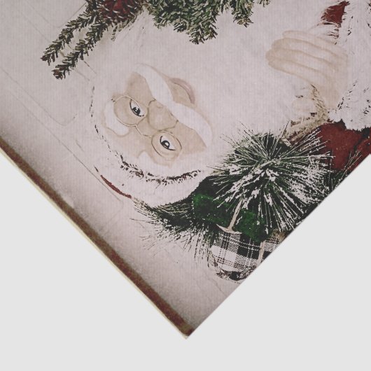 kerstfeestdag voor kerstmis tissuepapier (Detail)