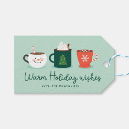 Kerstfeestdag voor Mokken Cadeaulabel