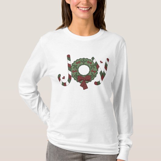 Kerstfeestdag voor vrouwen t-shirt (Voorkant)