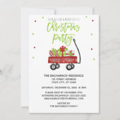  kerstfeestdag Wagon Farmhouse Kaart (Voorkant)