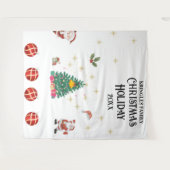 Kerstfeestdag Wandkleed (Voorkant (horizontaal))