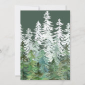 kerstfeestdag waterverf kaart (Achterkant)