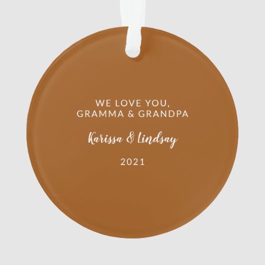 kerstfeestdag Waterverf verse bessen Foto Ornament (achterkant)