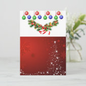 kerstfeestdag, Wenskaart Kaart (Staand voorkant)