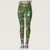 Kerstfeestdag winterfeest in de Nobelprijs Leggings (Voorkant)