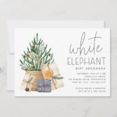 Kerstfeestdag - Witte olifantenuitwisseling Kaart (Voorkant)