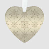 Kerstfeestdag - Zilver N Gold Glitter Ornament (achterkant)