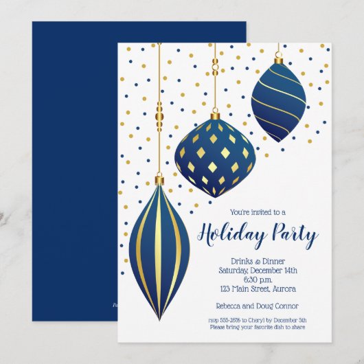 Kerstfeestdagen (Voorkant / Achterkant)