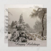 Kerstfeestdagen Aangepaste feestkaarten Kaart (Voorkant / Achterkant)