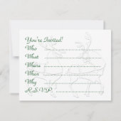 Kerstfeestdagen Aangepaste feestkaarten Kaart (Achterkant)