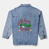 kerstfeestdagen, bakkerijspirits helder denim jacket (Achterkant)