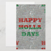 kerstfeestdagen briefpapier (Voorkant / Achterkant)